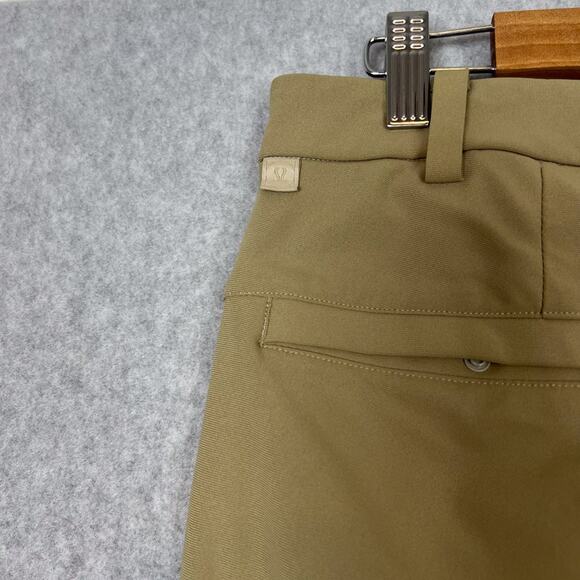 Lululemon Commission Pant Classic Men's Size 31 Beige Stretch Performance Chino - Picture 8 of 9